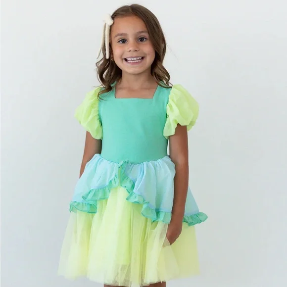 Taylor Joelle TJ DISNEY DRIZELLA GOWN CINDERELLA TUTU DRESS Size 8 NWT